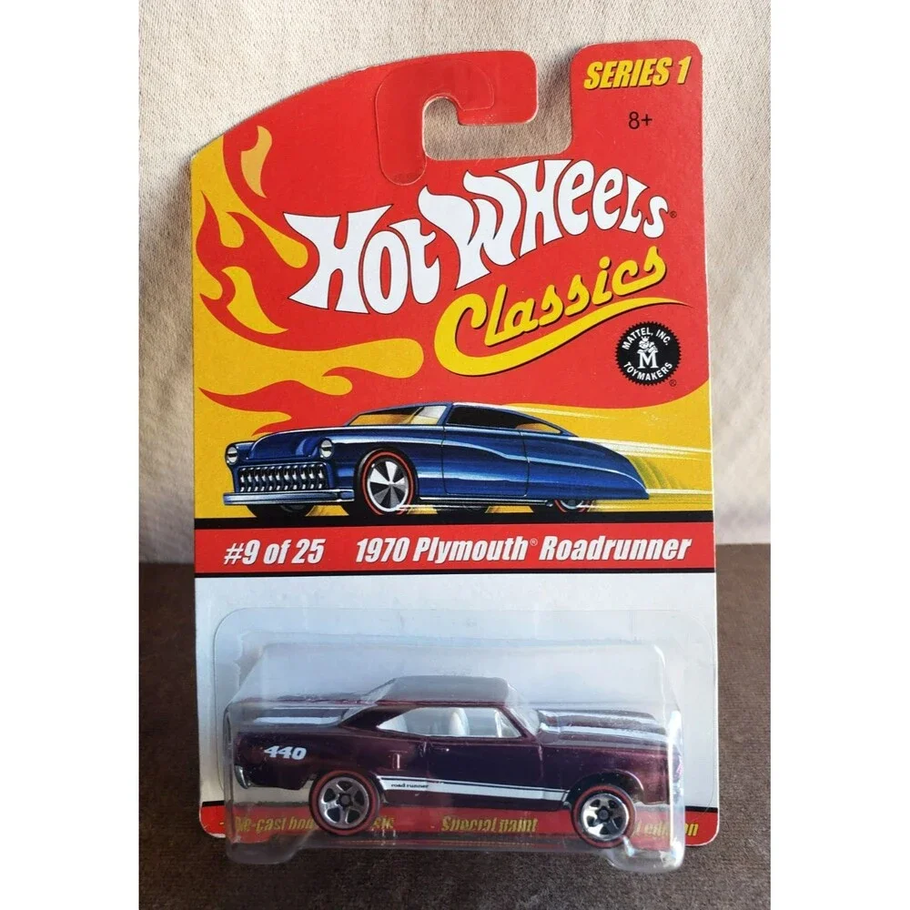2005 Hot Wheel 1970 PLYMOUTH ROADRUNNER 440 Purple CLASSICS SERIES 1 REDLINE 5SP